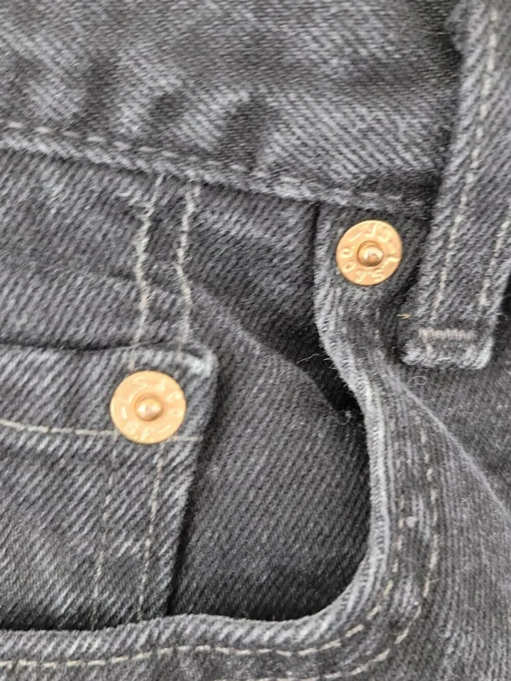 Vintage Levis 550 Jeans‎ 33x32 Black Denim Relaxed Fit Straight Leg Y2K USA Made